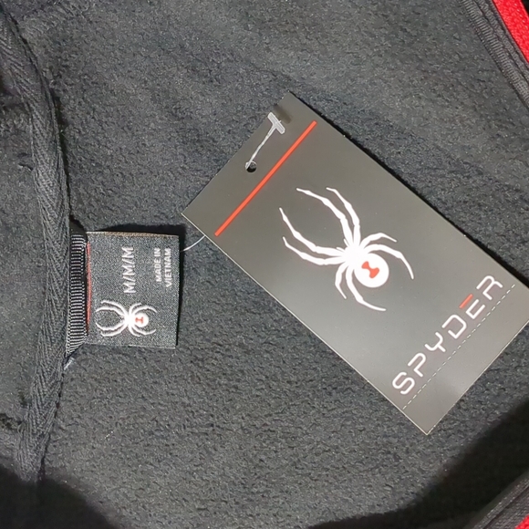 Spyder Men's Boundless Half-Zip Pullover With Hooded size Medium Jacket - Picture 5 of 10